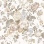 Noordwand Tapete Blooming Garden 6 große Blumen beige und blau von Noordwand, Bemaltes Papier - Ref: Foro24-444816, Preis: 45...