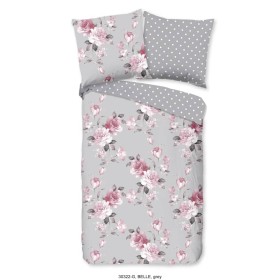 Good Morning Funda de edredón Belle gris 135x200 cm de Good Morning, Fundas de nórdico - Ref: Foro24-443612, Precio: 39,99 €,...