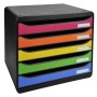 Exacompta Plus Horizon 5-drawer Harlequin desk drawer set