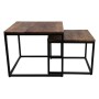 HSM Collection 2-Piece Square Coffee Table Set