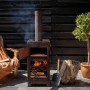 Esschert Design Terrace stove with rust-colored pizza oven by Esschert Design, Chimneys - Ref: Foro24-444905, Price: 264,99 €...