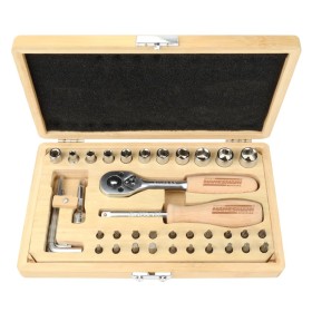 Brüder Mannesmann 41-Piece Bamboo Socket Set by Brüder Mannesmann, Nut wrenches - Ref: Foro24-443681, Price: 36,66 €, Discoun...