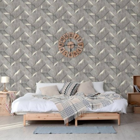 DUTCH WALLCOVERINGS Dunkelgraue Onyx-Tapete von DUTCH WALLCOVERINGS, Bemaltes Papier - Ref: Foro24-442577, Preis: 35,99 €, Ra...