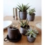 Capi Nature Rib Vase Set 4 Pieces Anthracite Gray by Capi, Pots and planters - Ref: Foro24-445508, Price: 45,99 €, Discount: %