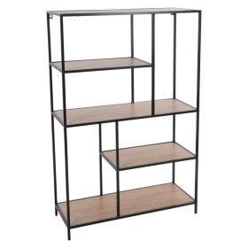 H&S Collection 4-tier wood and black shelving unit 76x30x116 cm by H&S Collection, Bookcases and shelves - Ref: Foro24-445857...