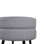 Venture Home Pot corduroy pouf black and gray 40x40x40 cm by Venture Home, Ottomans - Ref: Foro24-444797, Price: 65,06 €, Dis...