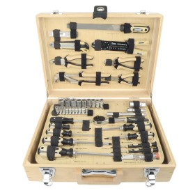 Brüder Mannesmann 108-Piece Bamboo Tool Case by Brüder Mannesmann, Hand Tool Sets - Ref: Foro24-443683, Price: 224,77 €, Disc...