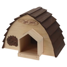 ProGarden House for hedgehogs wood with tree bark 34.5x20x23.5 cm by ProGarden, Cages and habitats for small animals - Ref: F...