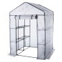 HI Gewächshaus mit 8 transparenten Regalen 140x140x200 cm von HI, Gewächshäuser - Ref: Foro24-446186, Preis: 158,36 €, Rabatt: %