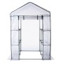 HI Invernadero con 8 estantes transparente 140x140x200 cm de HI, Invernaderos - Ref: Foro24-446186, Precio: 158,36 €, Descuen...