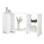 FMD Modulares Eckregal mit weißem offenem Regal von FMD, Sideboards - Ref: Foro24-443704, Preis: 145,42 €, Rabatt: %