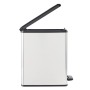 Curver Narrow Deco Silver 25 L Pedal Bin by Curver, Garbage cans and trash cans - Ref: Foro24-443832, Price: 66,48 €, Discoun...