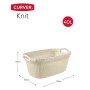 Curver Knit Wäschekorb 40L cremeweiß von Curver, Wäschekörbe - Ref: Foro24-443841, Preis: 36,58 €, Rabatt: %