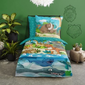 Good Morning Prehistoric Children's Duvet Cover 135x200 cm by Good Morning, Duvet covers - Ref: Foro24-443603, Price: 35,99 €...