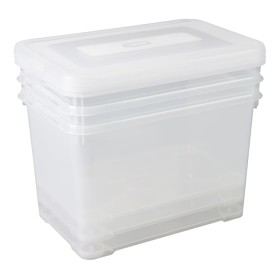 Curver Transparent Handy Storage Box Set 3x65 l by Curver, Storage baskets - Ref: Foro24-443855, Price: 97,99 €, Discount: %