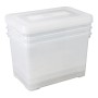 Curver Transparentes praktisches Aufbewahrungsbox-Set 3x65 l von Curver, Aufbewahrungskörbe - Ref: Foro24-443855, Preis: 97,7...