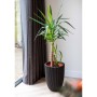 Capi Elegant Groove vase black 46x58 cm by Capi, Pots and planters - Ref: Foro24-445497, Price: 163,73 €, Discount: %