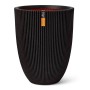 Capi Elegant Groove Vase schwarz 46x58 cm von Capi, Töpfe und Pflanzgefäße - Ref: Foro24-445497, Preis: 163,99 €, Rabatt: %