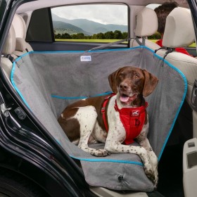 Kurgo Dog Hammock for Half Back Seat Heather Gray by Kurgo, Pet carriers and boxes - Ref: Foro24-444442, Price: 83,99 €, Disc...