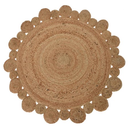 H&S Collection Natural Flower Border Rug 90 cm by H&S Collection, Rugs - Ref: Foro24-446737, Price: 40,79 €, Discount: %