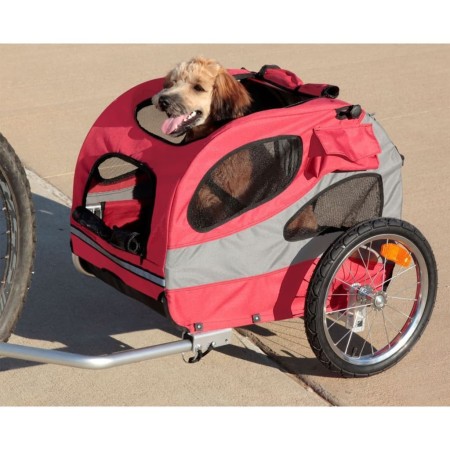 PetSafe Happy Ride M Hundefahrradanhänger Rot von PetSafe, Kinderwagen für Haustiere - Ref: Foro24-444459, Preis: 299,16 €, R...