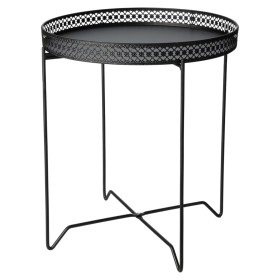 H&S Collection Black Round Side Table by H&S Collection, Side tables - Ref: Foro24-445864, Price: 40,99 €, Discount: %