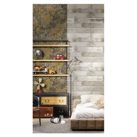 Noordwand Friends&Coffee The World Map metallic and gray wallpaper by Noordwand, Painted paper - Ref: Foro24-444865, Price: 3...