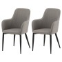 Venture Home Dining Chairs 2 pcs Comfort Polyester Black and Gray by Venture Home, dining chairs - Ref: Foro24-444737, Price:...