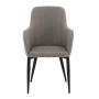 Venture Home Dining Chairs 2 pcs Comfort Polyester Black and Gray by Venture Home, dining chairs - Ref: Foro24-444737, Price:...