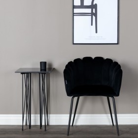 Venture Home Silla de comedor Limhamn terciopelo negro de Venture Home, Sillas de comedor - Ref: Foro24-444730, Precio: 199,6...