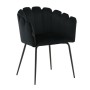 Venture Home Silla de comedor Limhamn terciopelo negro de Venture Home, Sillas de comedor - Ref: Foro24-444730, Precio: 199,9...