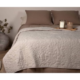 Venture Home Niki beige polyester quilt 150x250 cm by Venture Home, Bedspreads and duvets - Ref: Foro24-444764, Price: 52,05 ...