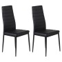 Venture Home Dining Chairs 2 pcs Slim Black Leather Look by Venture Home, dining chairs - Ref: Foro24-444739, Price: 84,30 €,...