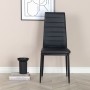 Venture Home Dining Chairs 2 pcs Slim Black Leather Look by Venture Home, dining chairs - Ref: Foro24-444739, Price: 84,30 €,...