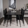 Venture Home Sillas de comedor 2 uds Slim apariencia de cuero negro de Venture Home, Sillas de comedor - Ref: Foro24-444739, ...