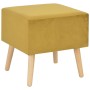 Nightstands 2 units 40x35x40 cm mustard velvet by vidaXL, Nightstands - Ref: Foro24-276383, Price: 102,03 €, Discount: %