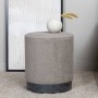 Venture Home Puf Benji black and beige plush 35x35x42.5 cm by Venture Home, Ottomans - Ref: Foro24-444793, Price: 62,98 €, Di...