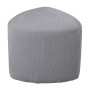 Venture Home Puf Peg gray corduroy 46x46x41 cm by Venture Home, Ottomans - Ref: Foro24-444785, Price: 58,99 €, Discount: %