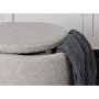 Venture Home Dunken gray plush pouf 51x51x43 cm by Venture Home, Ottomans - Ref: Foro24-444802, Price: 98,99 €, Discount: %