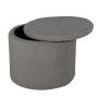 Venture Home Dunken gray plush pouf 51x51x43 cm by Venture Home, Ottomans - Ref: Foro24-444802, Price: 98,99 €, Discount: %