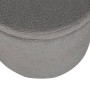 Venture Home Dunken gray plush pouf 51x51x43 cm by Venture Home, Ottomans - Ref: Foro24-444802, Price: 98,99 €, Discount: %