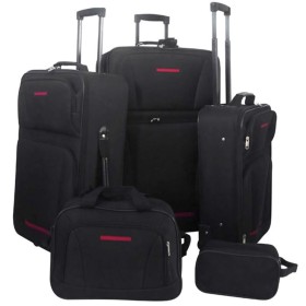 5-piece black travel suitcase set by vidaXL, Suitcases - Ref: Foro24-90154, Price: 117,89 €, Discount: %