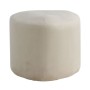 Venture Home Peg White Velvet Pouf 46x46x41 cm by Venture Home, Ottomans - Ref: Foro24-444786, Price: 79,99 €, Discount: %