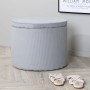 Venture Home Dunken grauer Cord-Pouf 51x51x43 cm von Venture Home, Osmanen - Ref: Foro24-444799, Preis: 77,66 €, Rabatt: %