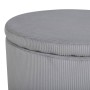 Venture Home Dunken grauer Cord-Pouf 51x51x43 cm von Venture Home, Osmanen - Ref: Foro24-444799, Preis: 77,66 €, Rabatt: %