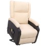 Sillón de masaje elevable tela color crema de vidaXL, Sillones de masaje eléctricos - Ref: Foro24-329522, Precio: 325,99 €, D...