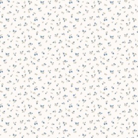 Noordwand Wallpaper Blooming Garden 6 Little Roses white and blue by Noordwand, Painted paper - Ref: Foro24-444821, Price: 46...