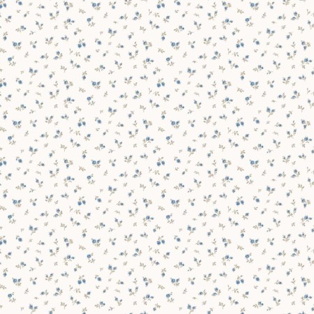 Noordwand Papel pintado Blooming Garden 6 Little Roses blanco y azul de Noordwand, Papel pintado - Ref: Foro24-444821, Precio...