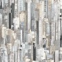 Noordwand Papel pintado Friends & Coffee Cities and Skyline gris metal de Noordwand, Papel pintado - Ref: Foro24-444833, Prec...