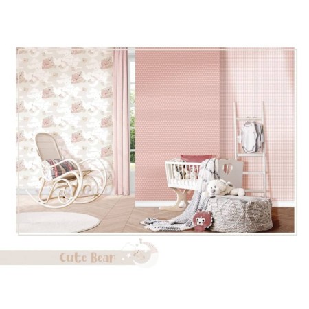 Noordwand Papel pintado Mondo baby Hug Bears rosa y beige de Noordwand, Papel pintado - Ref: Foro24-444887, Precio: 34,33 €, ...